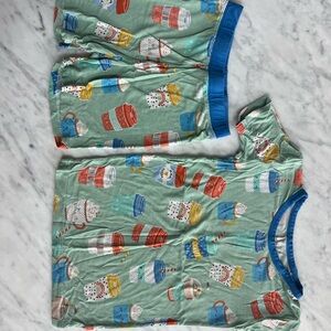 Little Sleepies Viscose Bamboo Kids Pajamas in Coffee Mug 4T